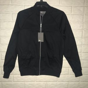 ASOS Black Bomber Jacket NWT